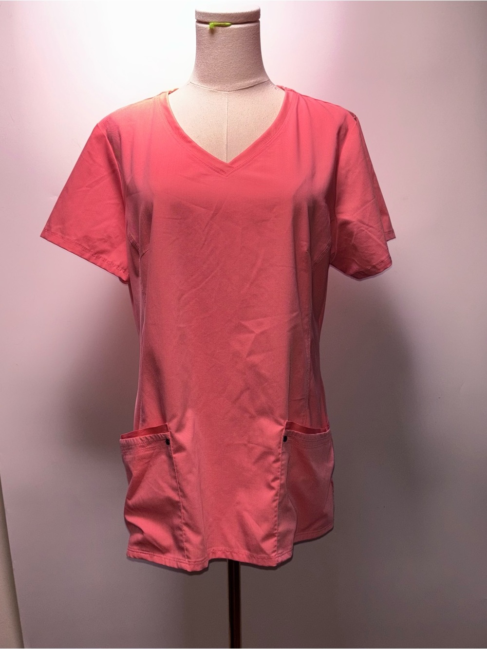 Purple Label Yoga by Healing Hands Juliet Scrub Top Size L